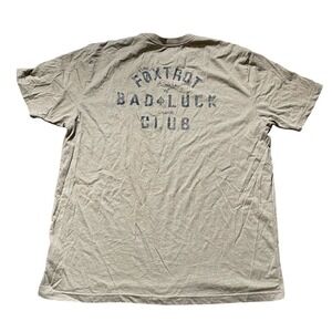 Zero Fox Trot Tan Short Sleeve T-shirt 2XL Bad Luck Club Afterlife Club Tactical
